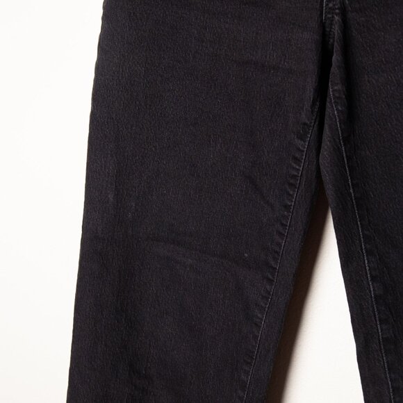 Madewell Perfect Vintage Wide-Leg Jean, Black (Size 27, Cropped) - Picture 4 of 5